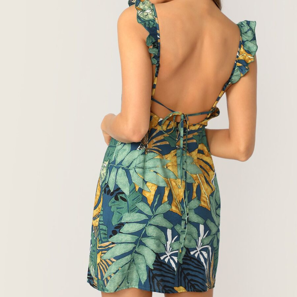 Women's Backless Dress